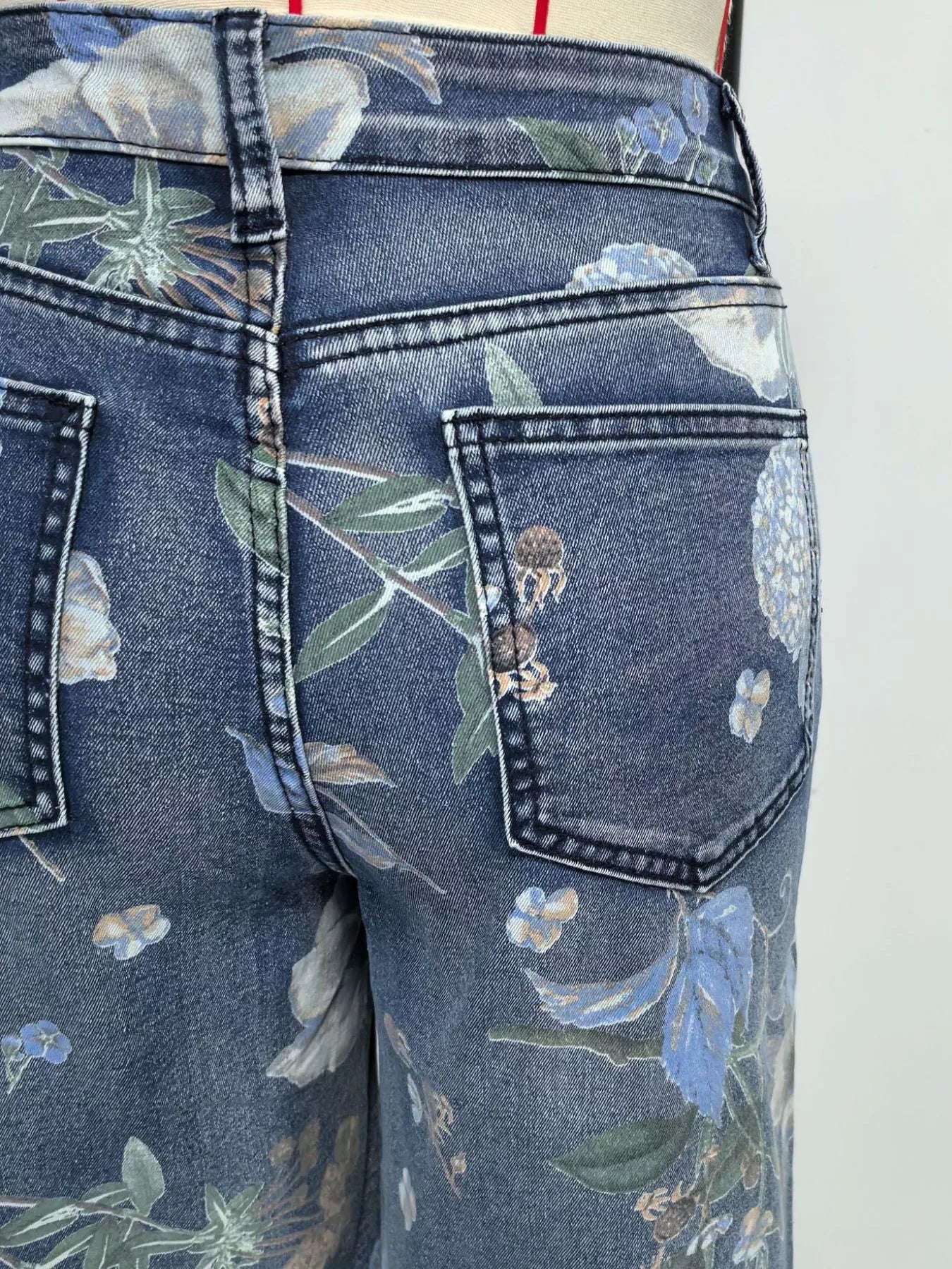 Floral Denim Shorts - Be Bliss Boutique