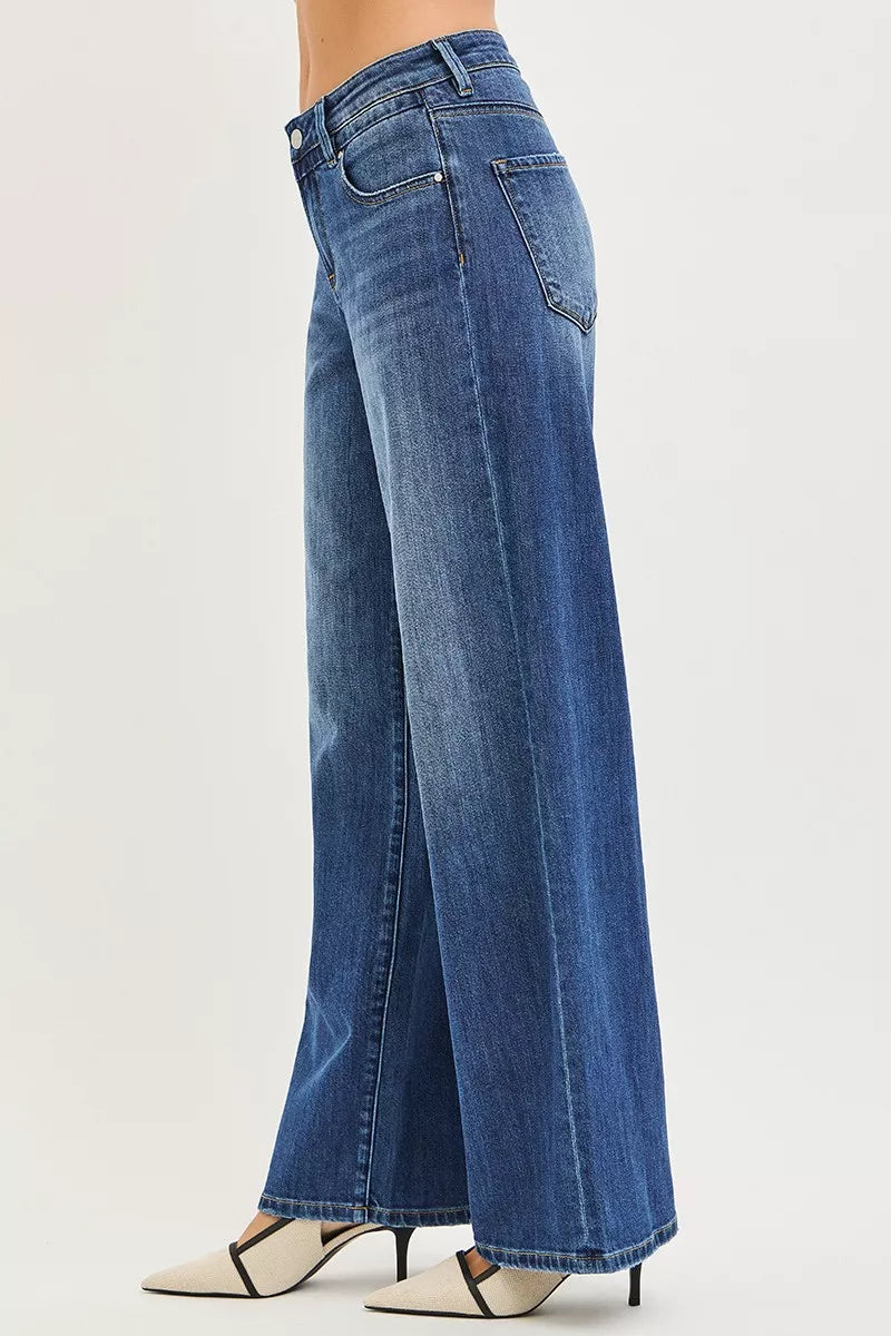 RISEN Jeans - Slouchy Baggy Jeans with Pockets - Be Bliss Boutique