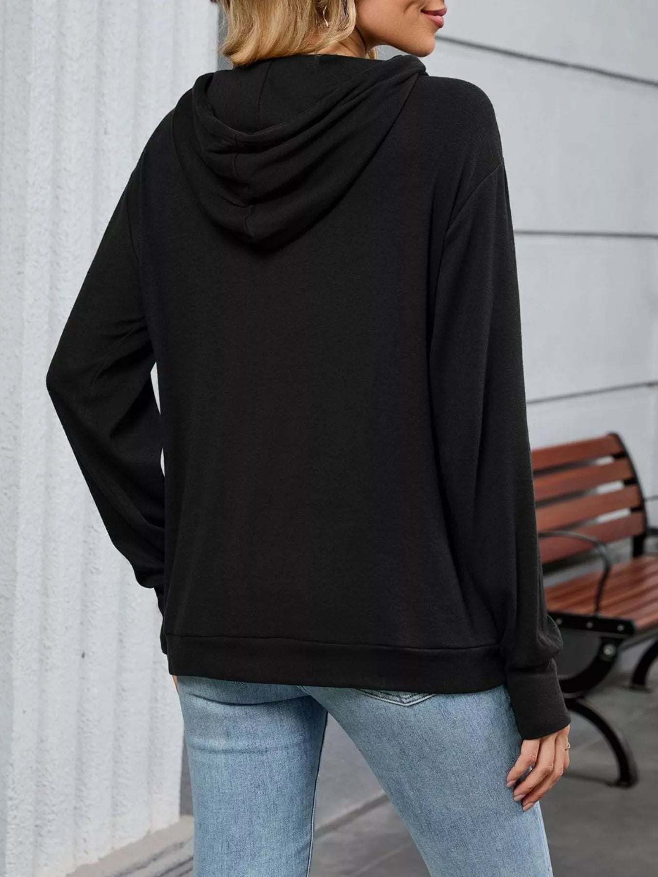 Mama Bear Drawstring Womens Long Sleeve Hoodie - Be Bliss Boutique