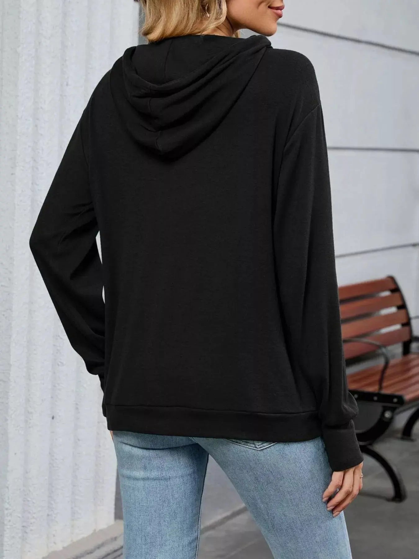 Mama Bear Drawstring Womens Long Sleeve Hoodie - Be Bliss Boutique