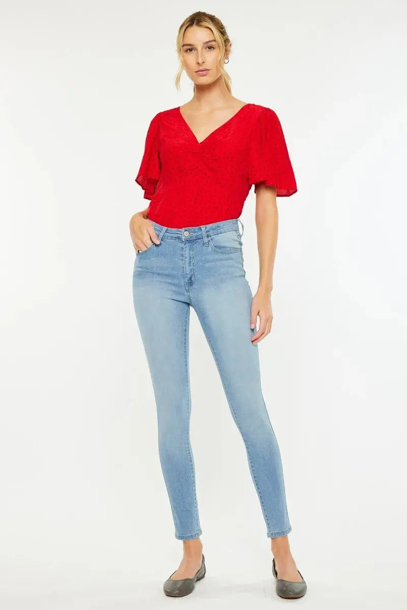 High Rise Super Kancan Skinny Jeans - Be Bliss Boutique