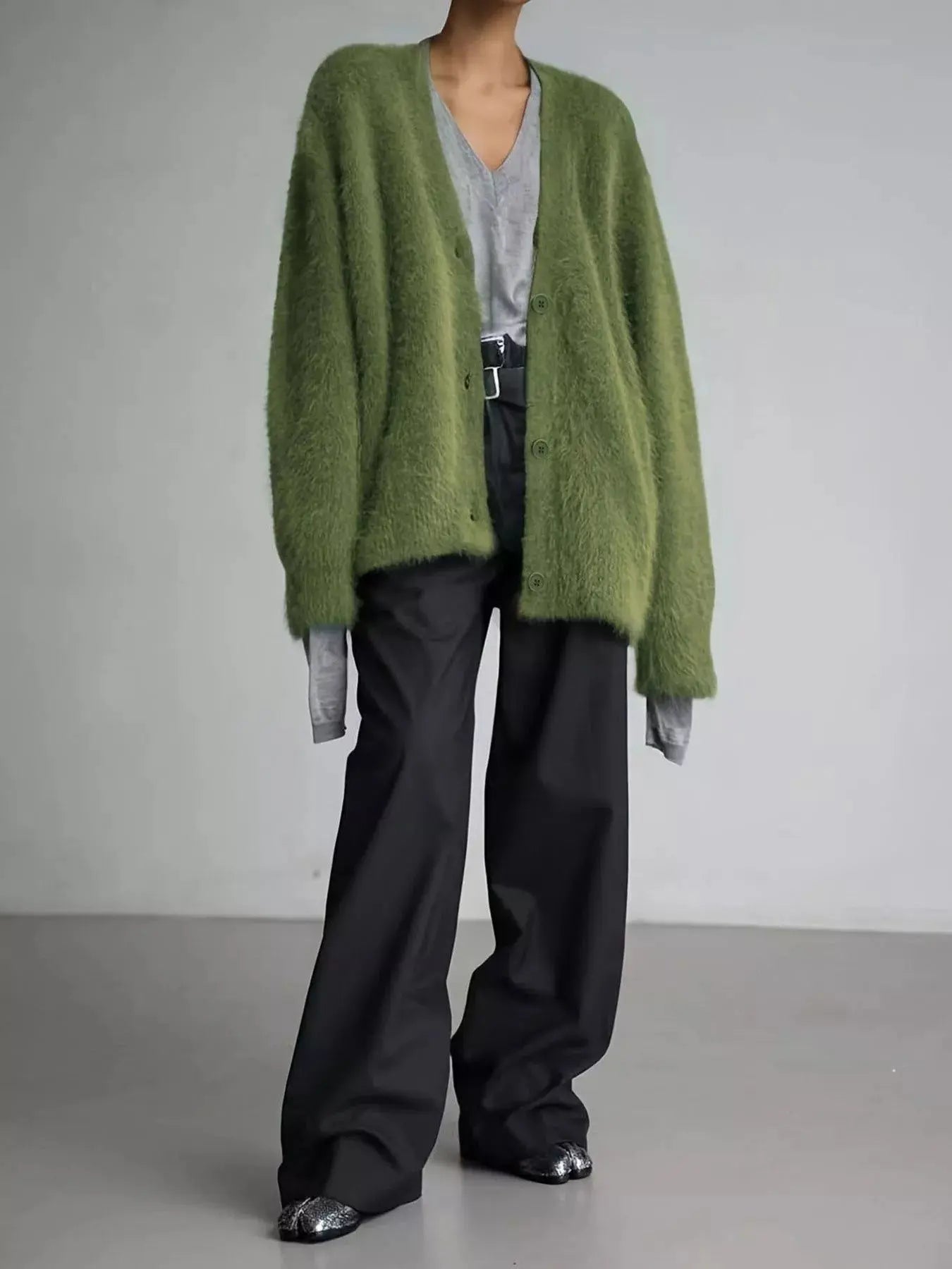 V Neck Button Down Cardigan - Be Bliss Boutique