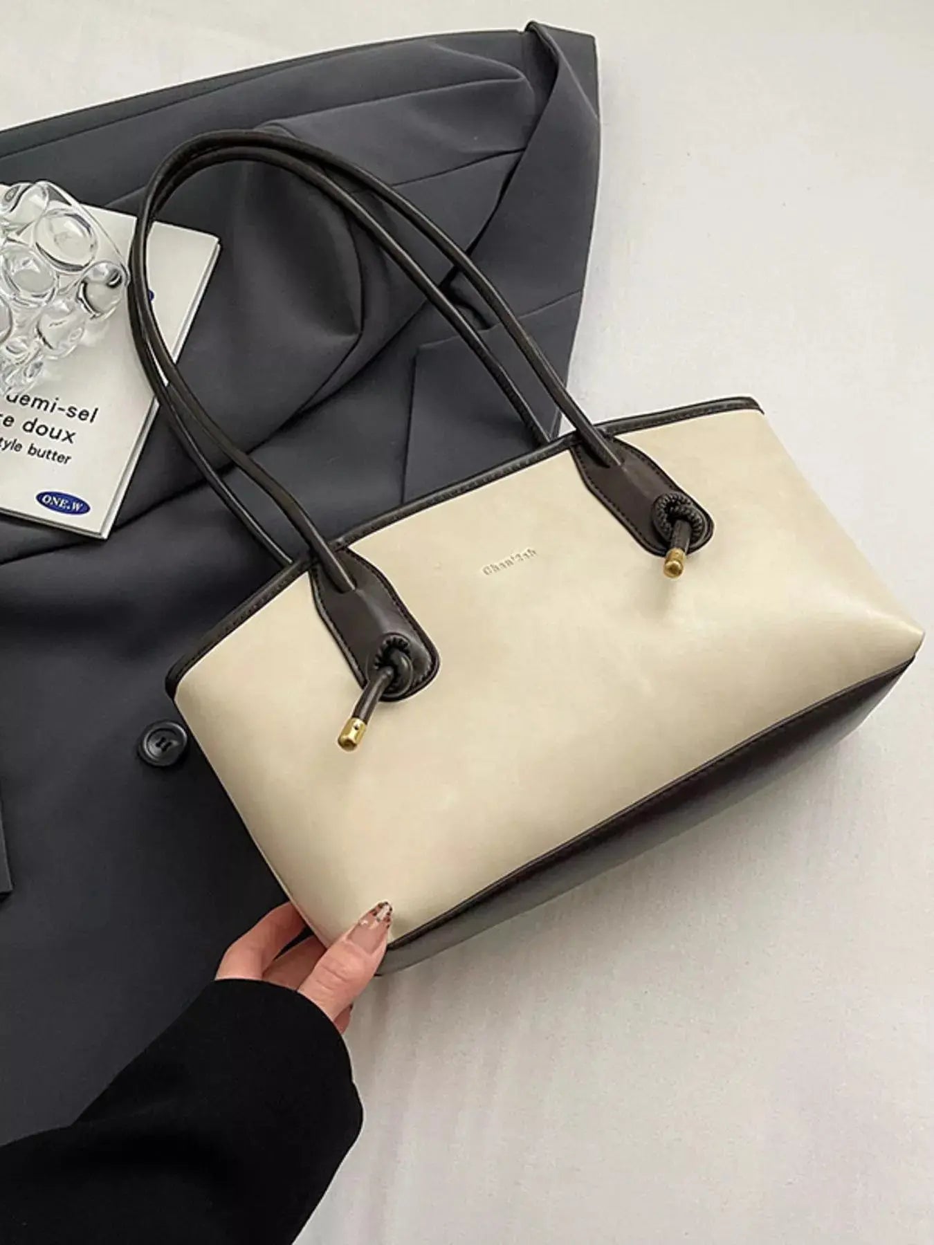 Vintage Style Leather Shoulder Bag - Be Bliss Boutique