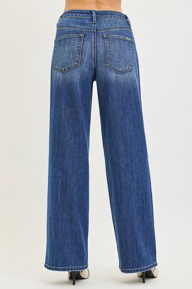 RISEN Jeans - Slouchy Baggy Jeans with Pockets - Be Bliss Boutique