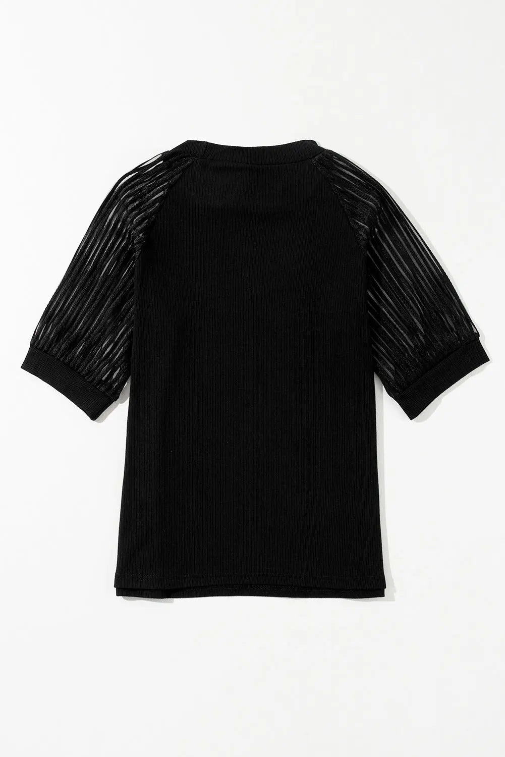 Round Neck Half Sleeve Top - Be Bliss Boutique