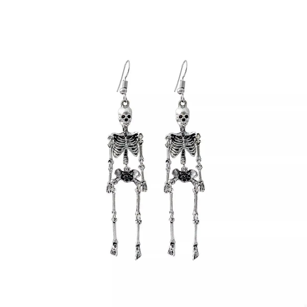 Halloween Skeleton Dangle Earrings - Be Bliss Boutique