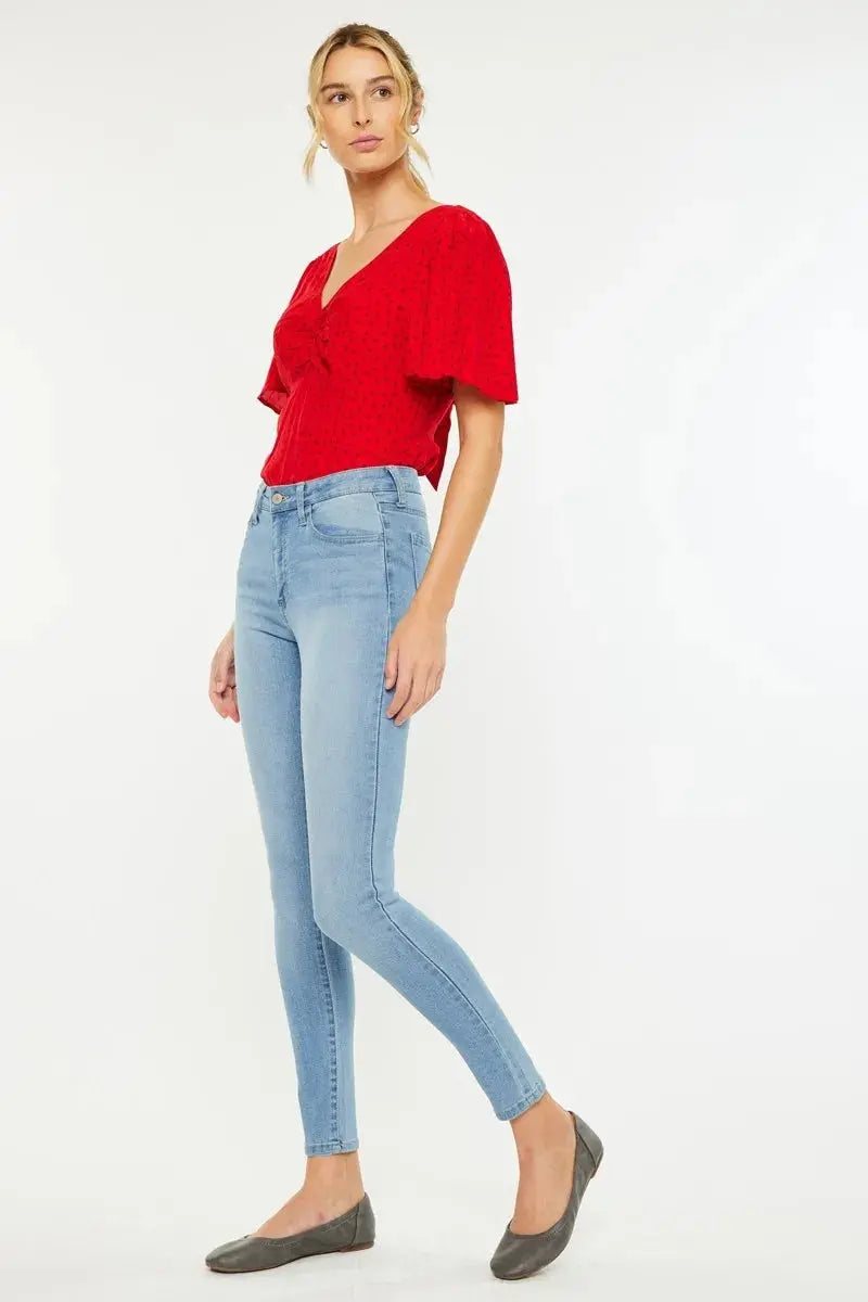 High Rise Super Kancan Skinny Jeans - Be Bliss Boutique