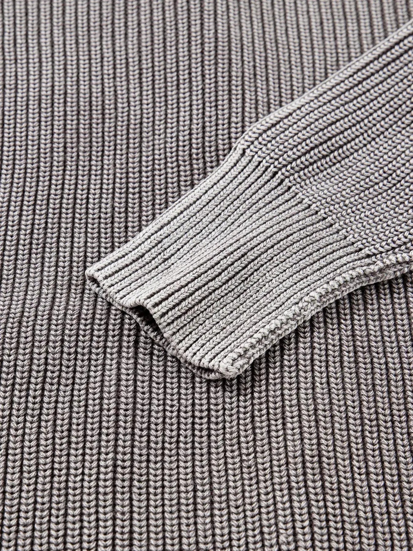 Mineral Wash Exposed Seam Patchwork Open Knit Cardigan - Be Bliss Boutique