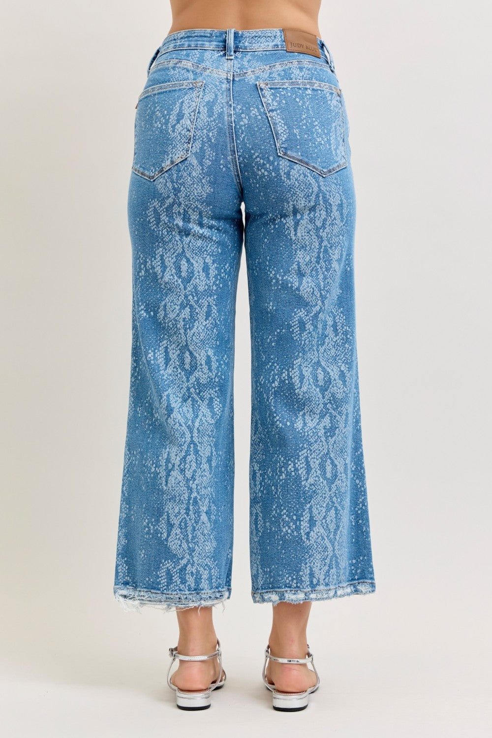Judy Blue High Rise Ankle Wide Leg Jeans - Be Bliss Boutique