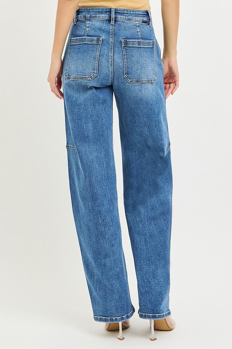 RISEN Slouchy Baggy Jeans - Be Bliss Boutique