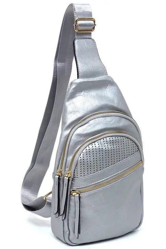 Laser Cut Printed Sling Bag - Be Bliss Boutique