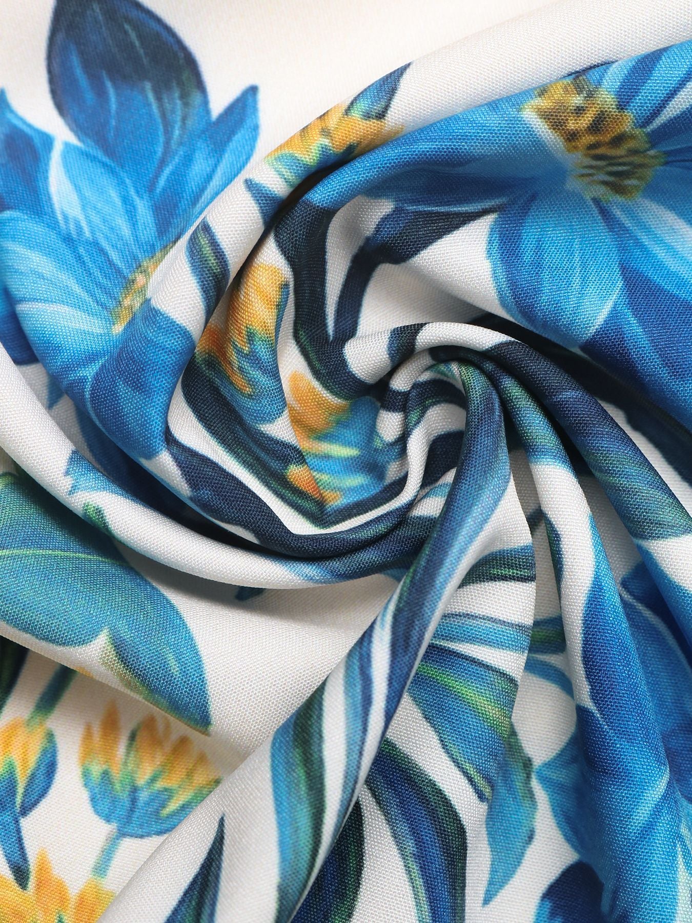 Floral Print Sweetheart Neck Maxi Dress - Be Bliss Boutique