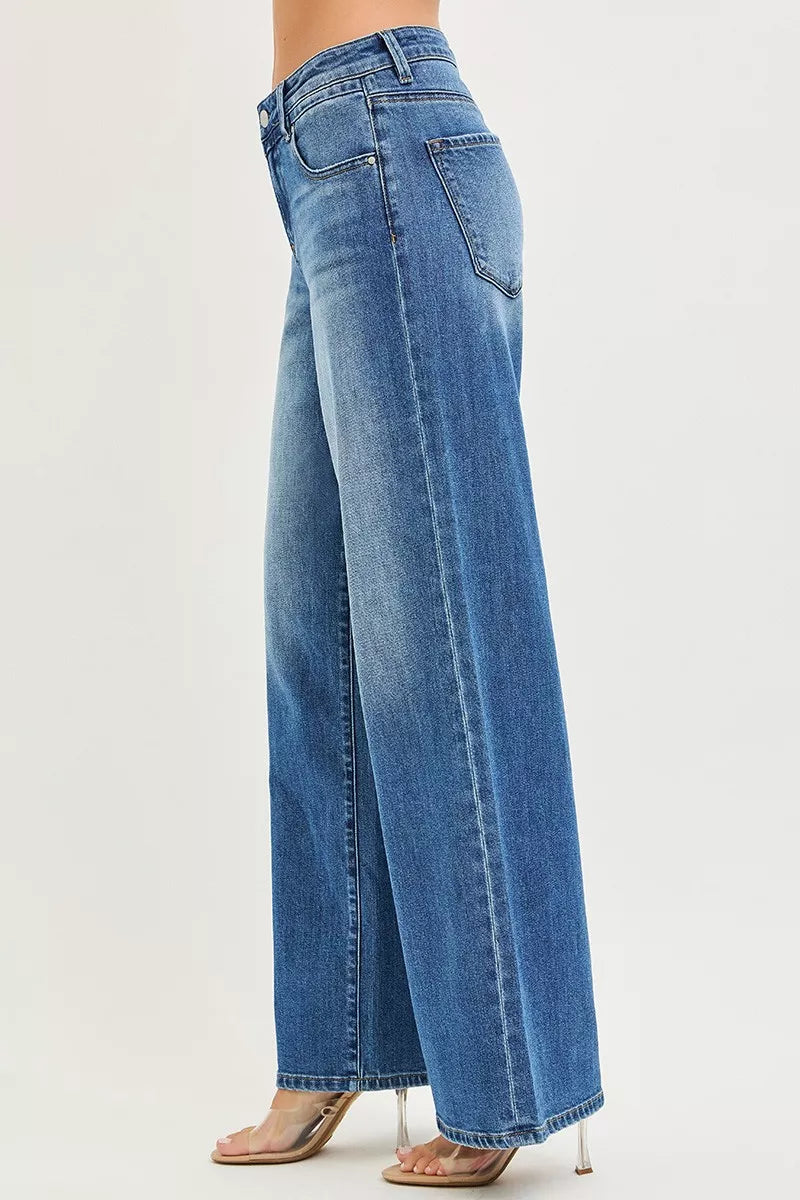 RISEN Jeans - Slouchy Baggy Jeans with Pockets - Be Bliss Boutique