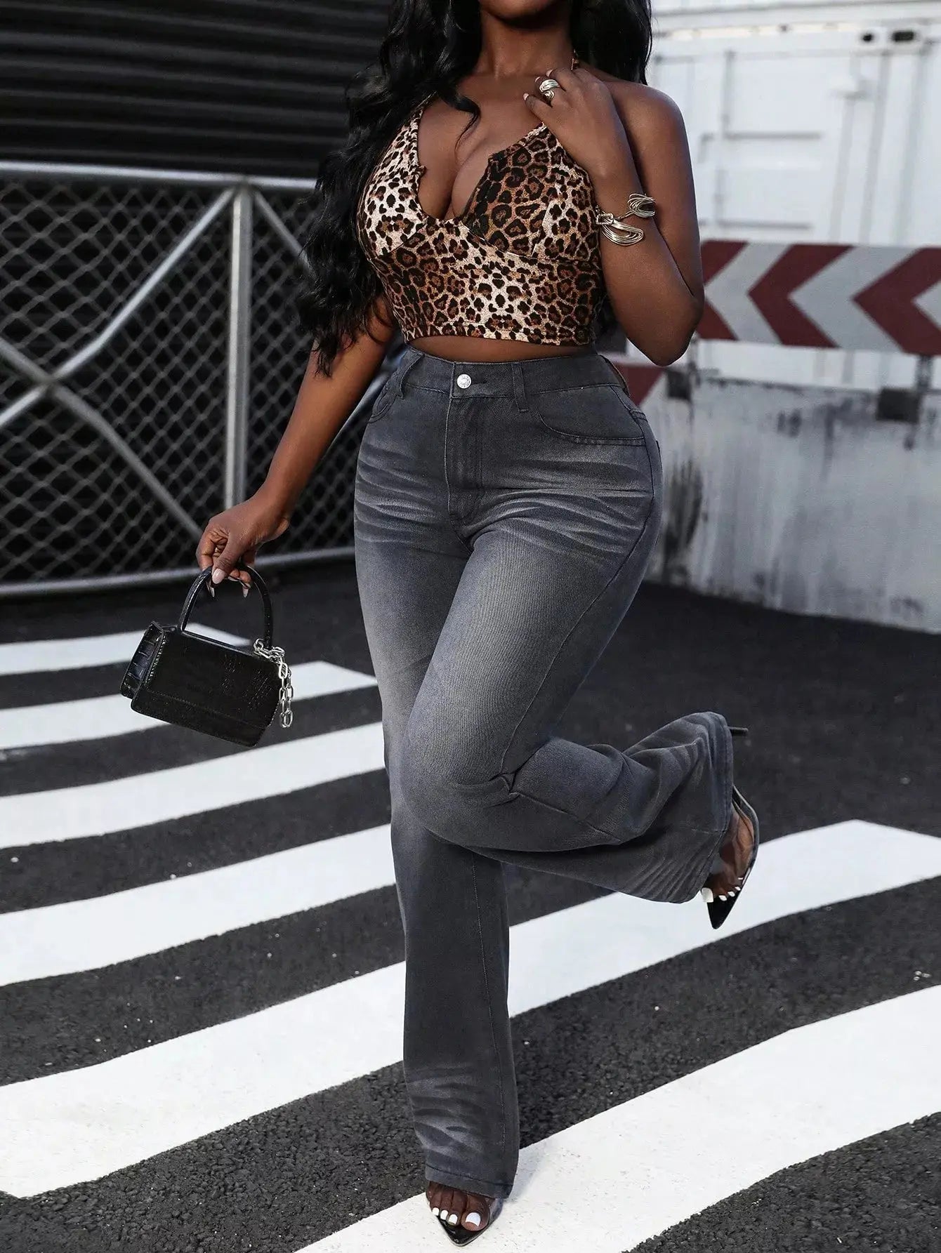 High Waist Straight Leg Jeans - Be Bliss Boutique