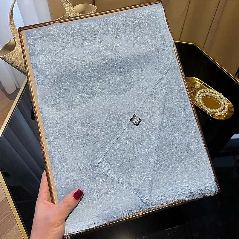 Raw Hem Warm Womens Scarf - Be Bliss Boutique