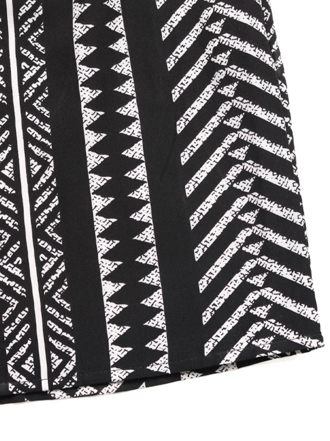Black and White Tiered Bohemian Maxi Skirt with Pockets - Be Bliss Boutique