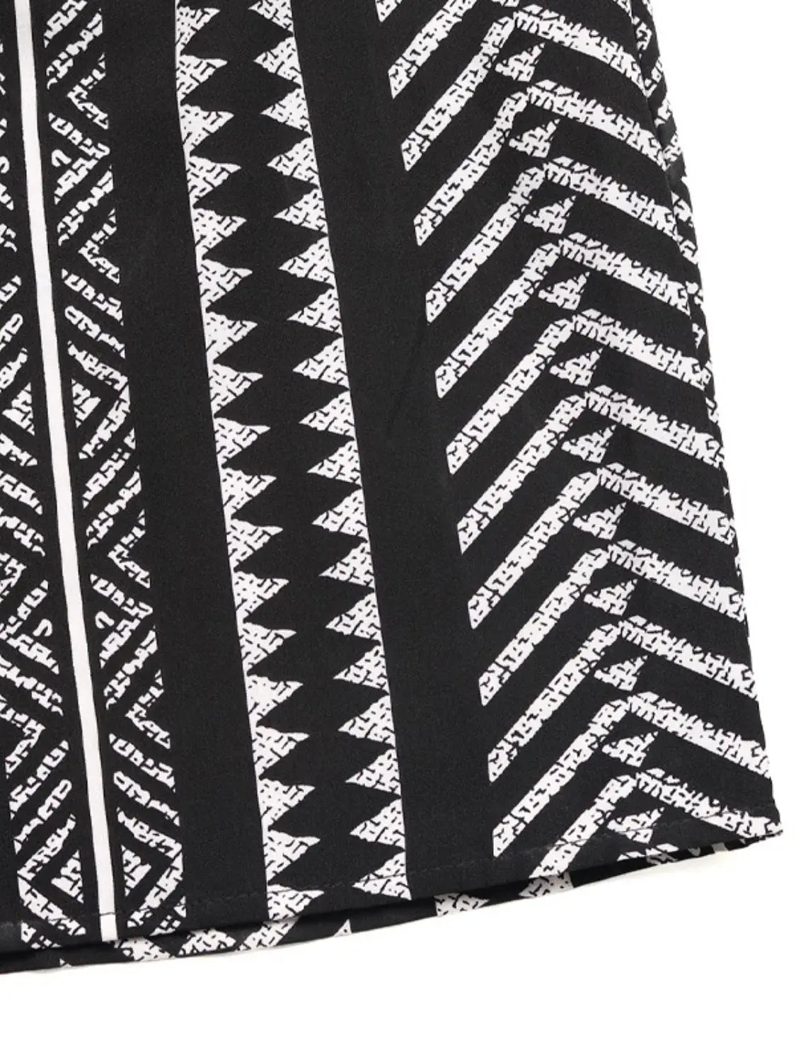 Black and White Tiered Bohemian Maxi Skirt with Pockets - Be Bliss Boutique