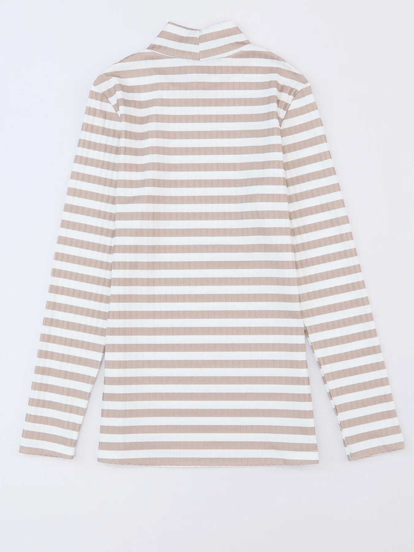 Striped Textured Knit Long Sleeve Tee - Be Bliss Boutique