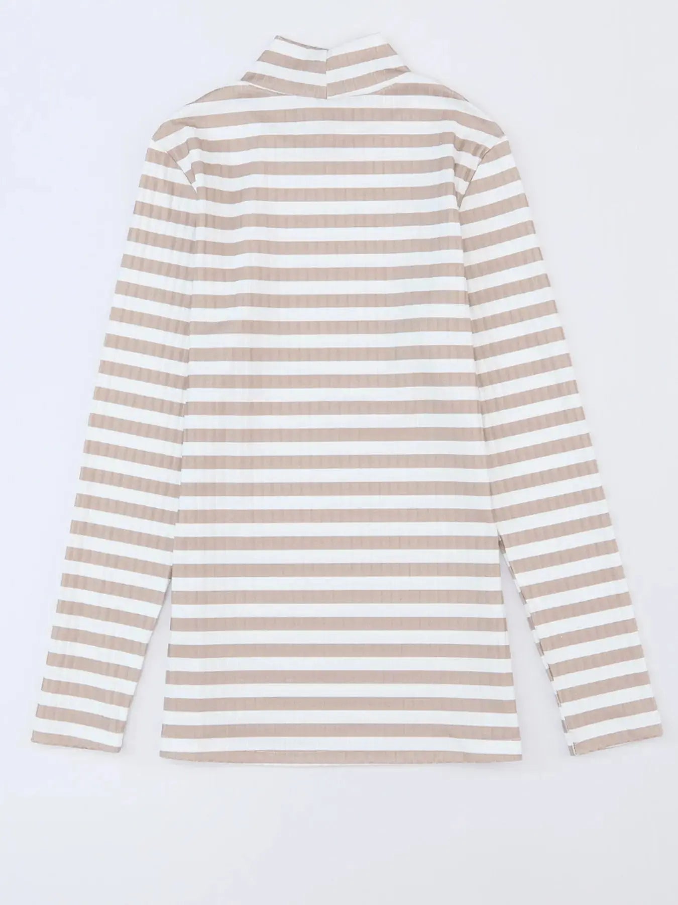 Striped Textured Knit Long Sleeve Tee - Be Bliss Boutique