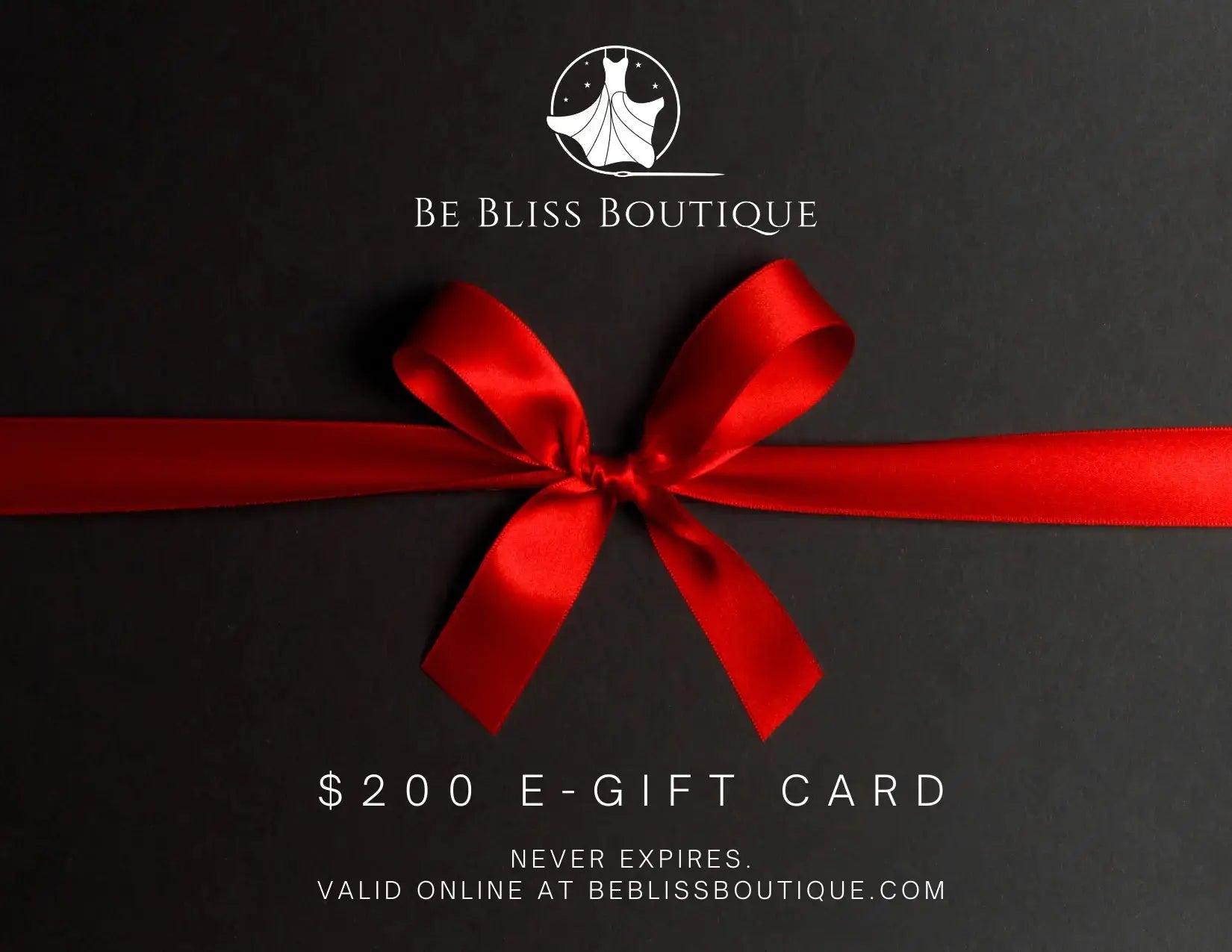E-Gift Card for Be Bliss Boutique - Be Bliss Boutique