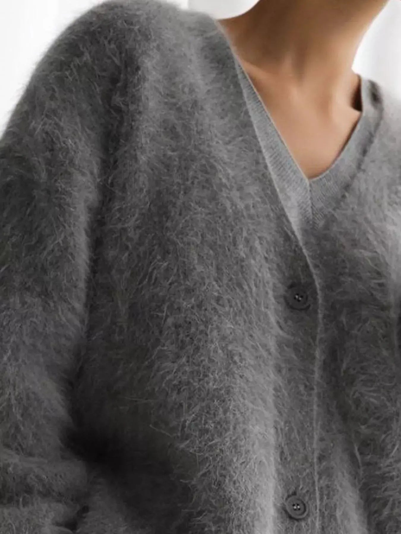 V Neck Button Down Cardigan - Be Bliss Boutique