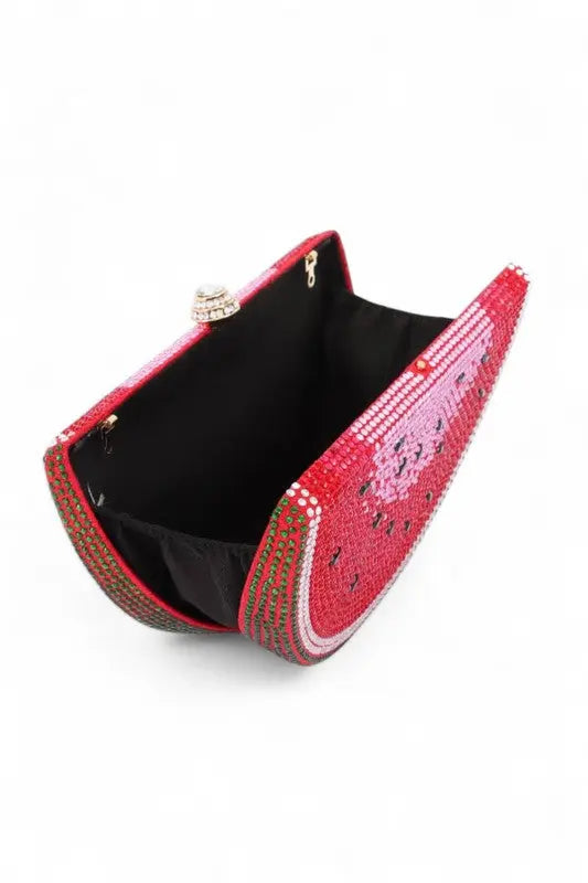 Rhinestone Iconic Fruit Slice Box Clutch - Be Bliss Boutique
