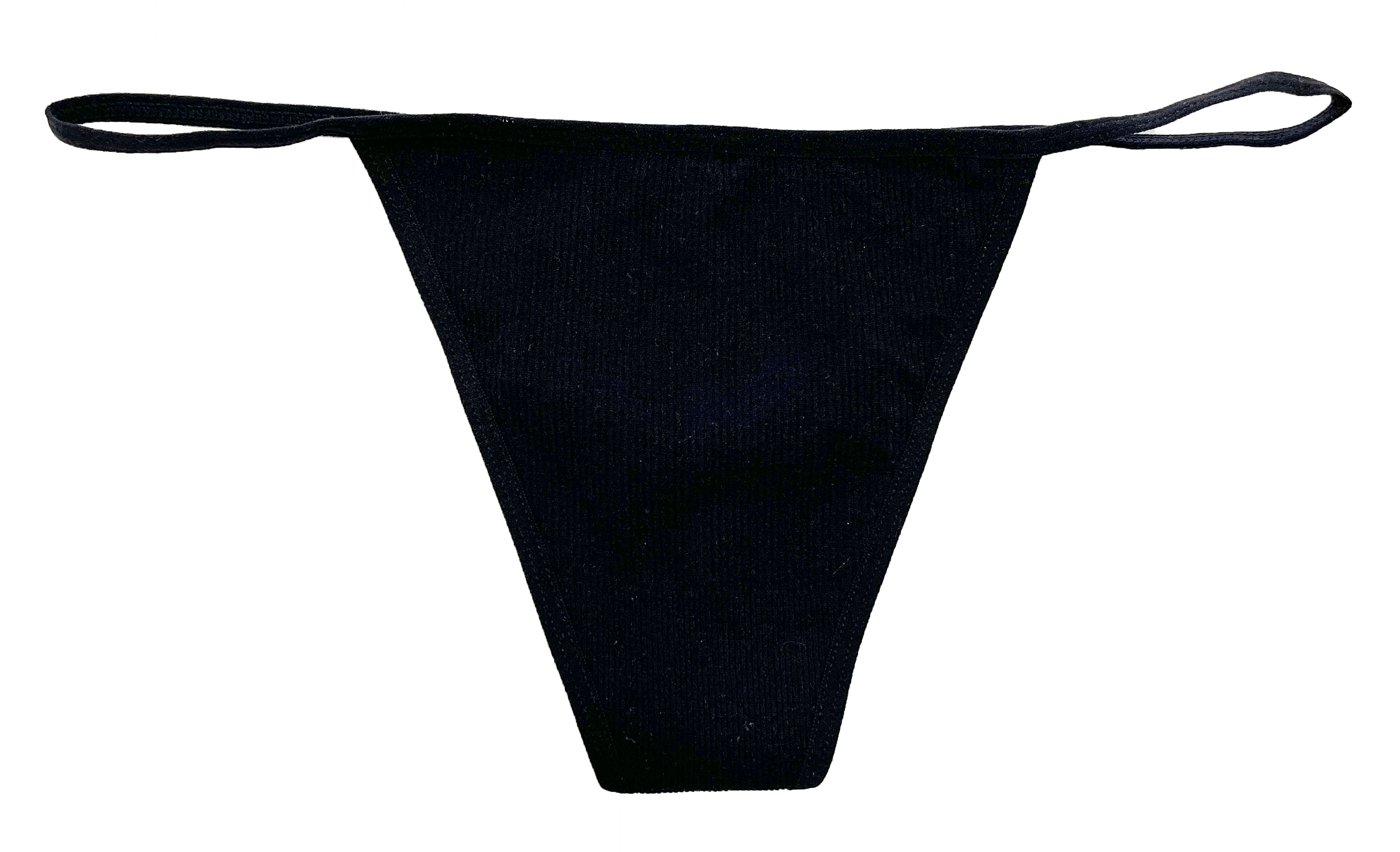 Seamless Rib Strappy Thong, XS-2X - Be Bliss Boutique