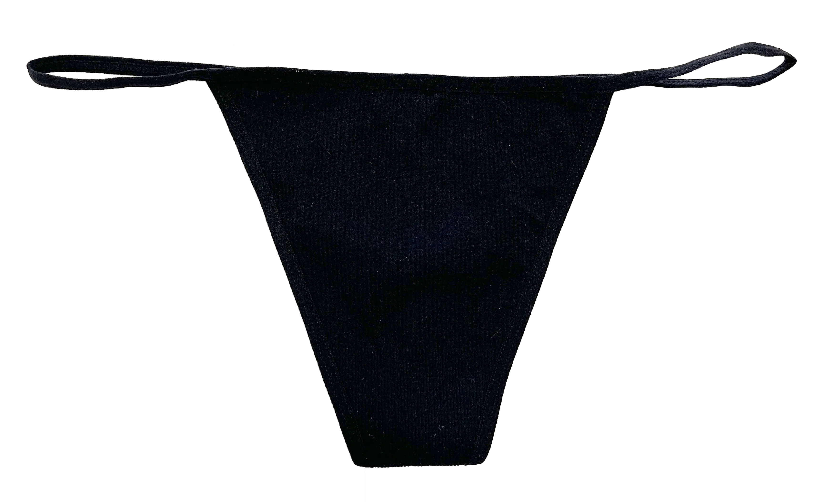 Seamless Rib Strappy Thong, XS-2X - Be Bliss Boutique