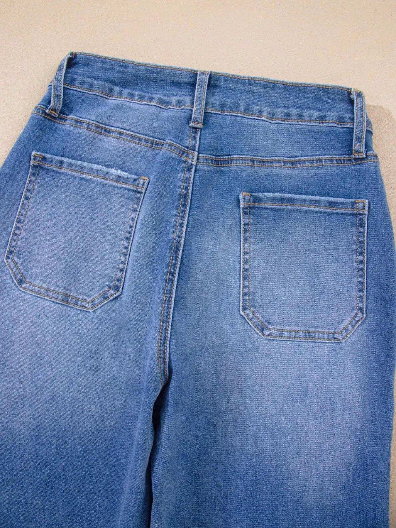 High Waisted Wide Leg Flare Jeans - Be Bliss Boutique