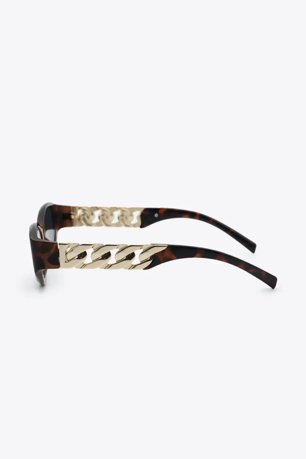 Chain Detail Cat Eye Sunglasses – UV400 Fashion Shades - Be Bliss Boutique