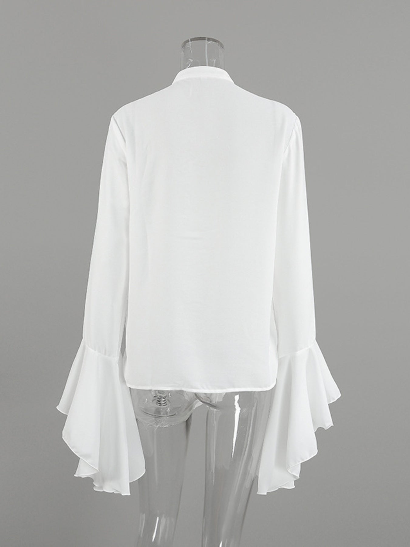 Ruffle Trim Flounce Sleeve Blouse - Be Bliss Boutique