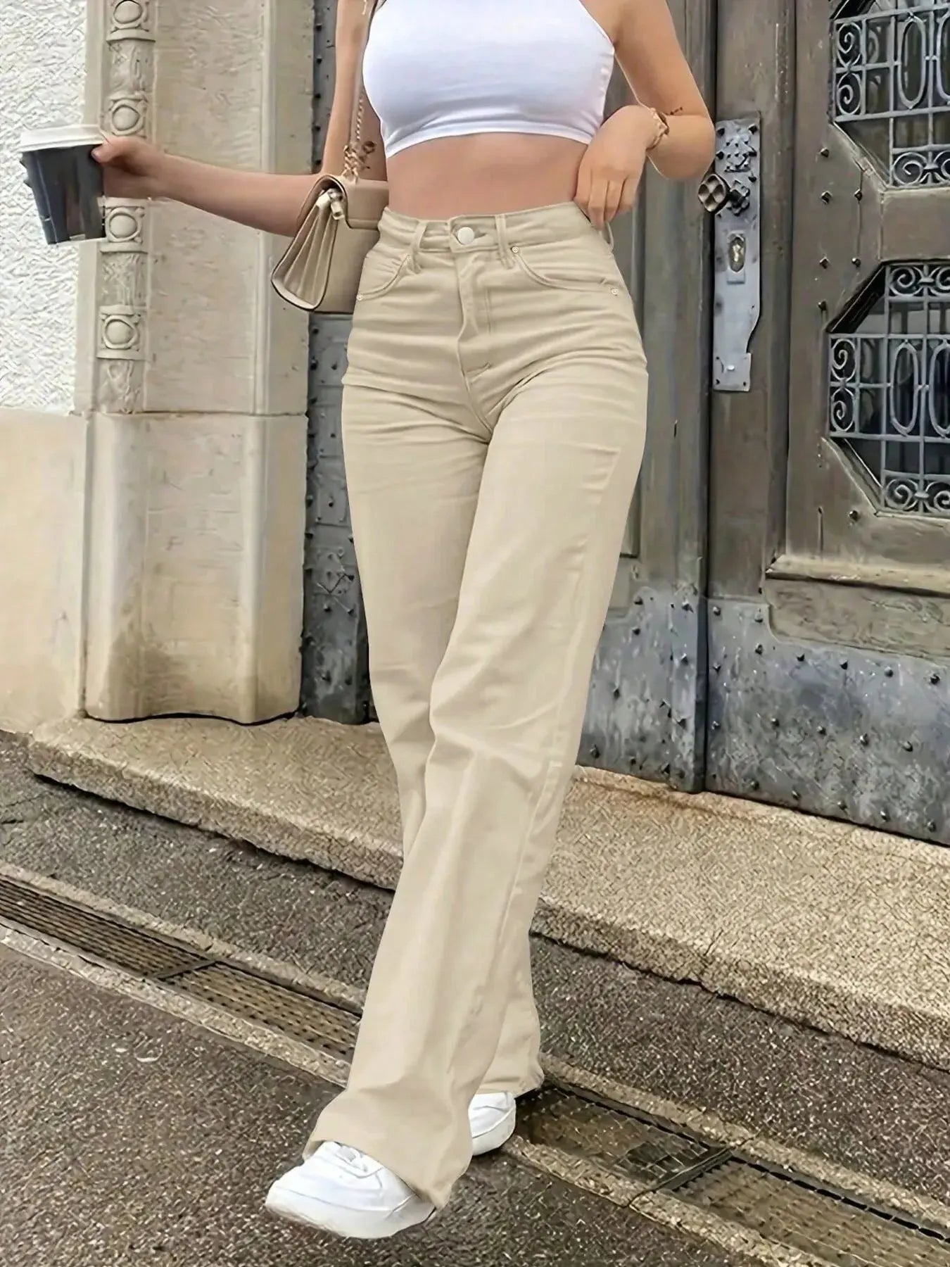 High Waisted Wide Leg Jeans - Be Bliss Boutique