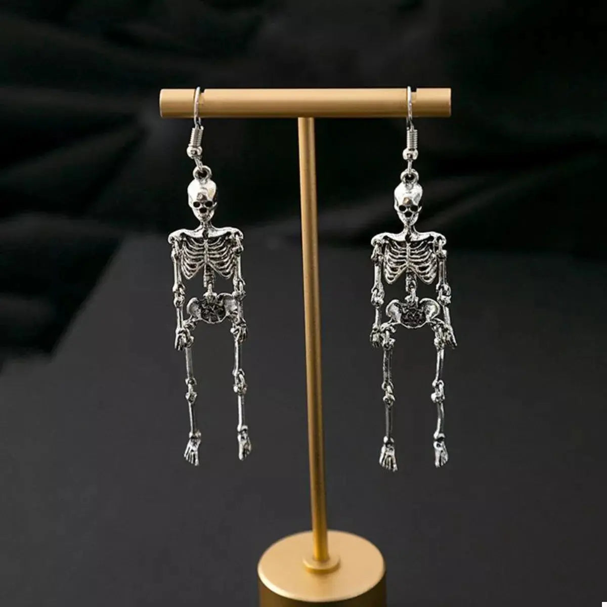 Halloween Skeleton Dangle Earrings - Be Bliss Boutique