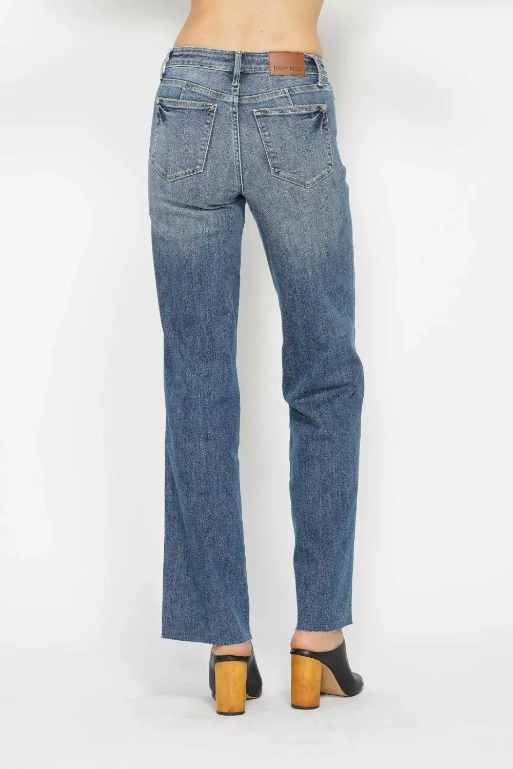 Full Size/Plus Size Tummy Control Straight Judy Blue Jeans - Be Bliss Boutique