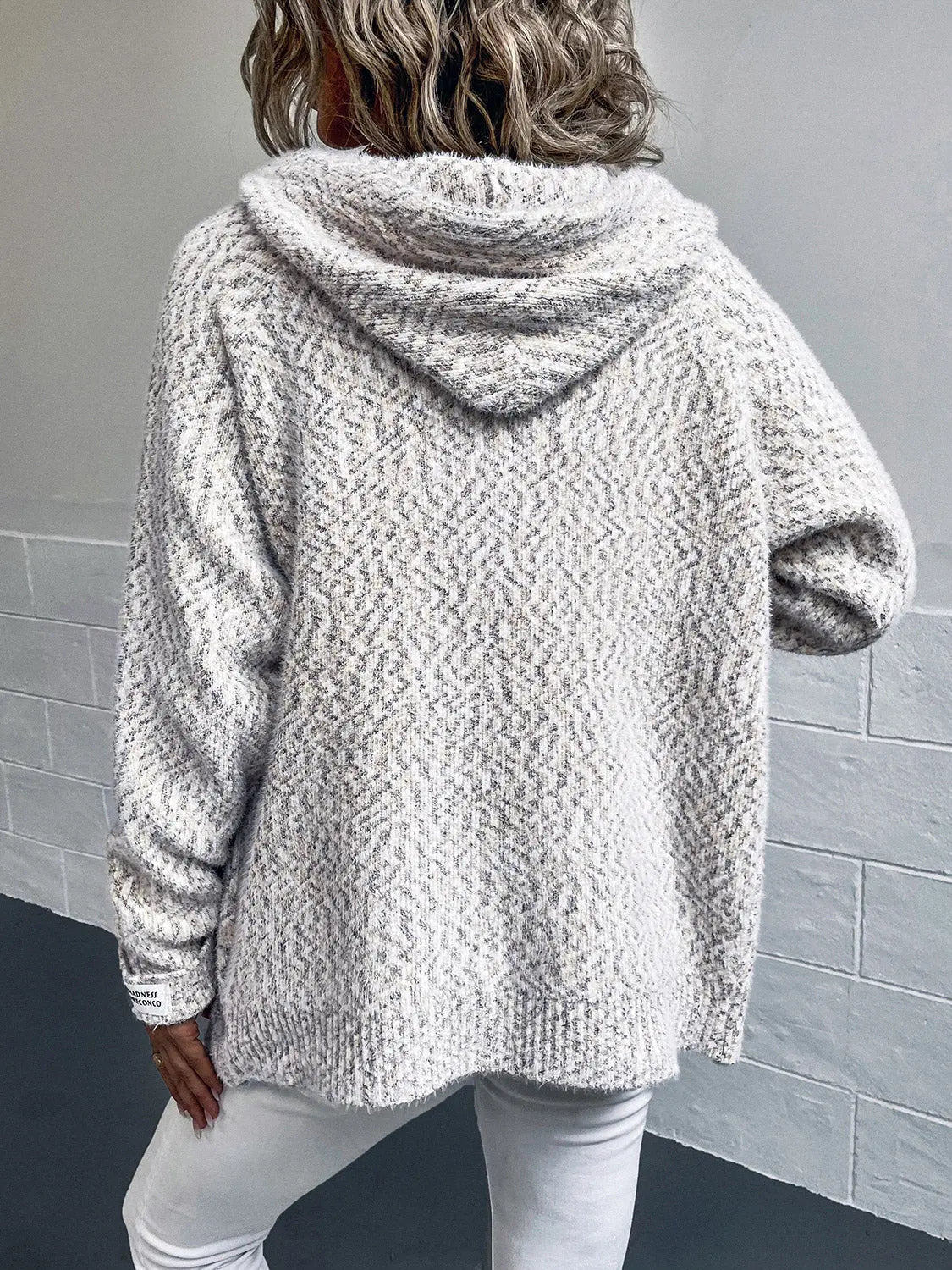 Zip-Up Hooded Sweater - Be Bliss Boutique