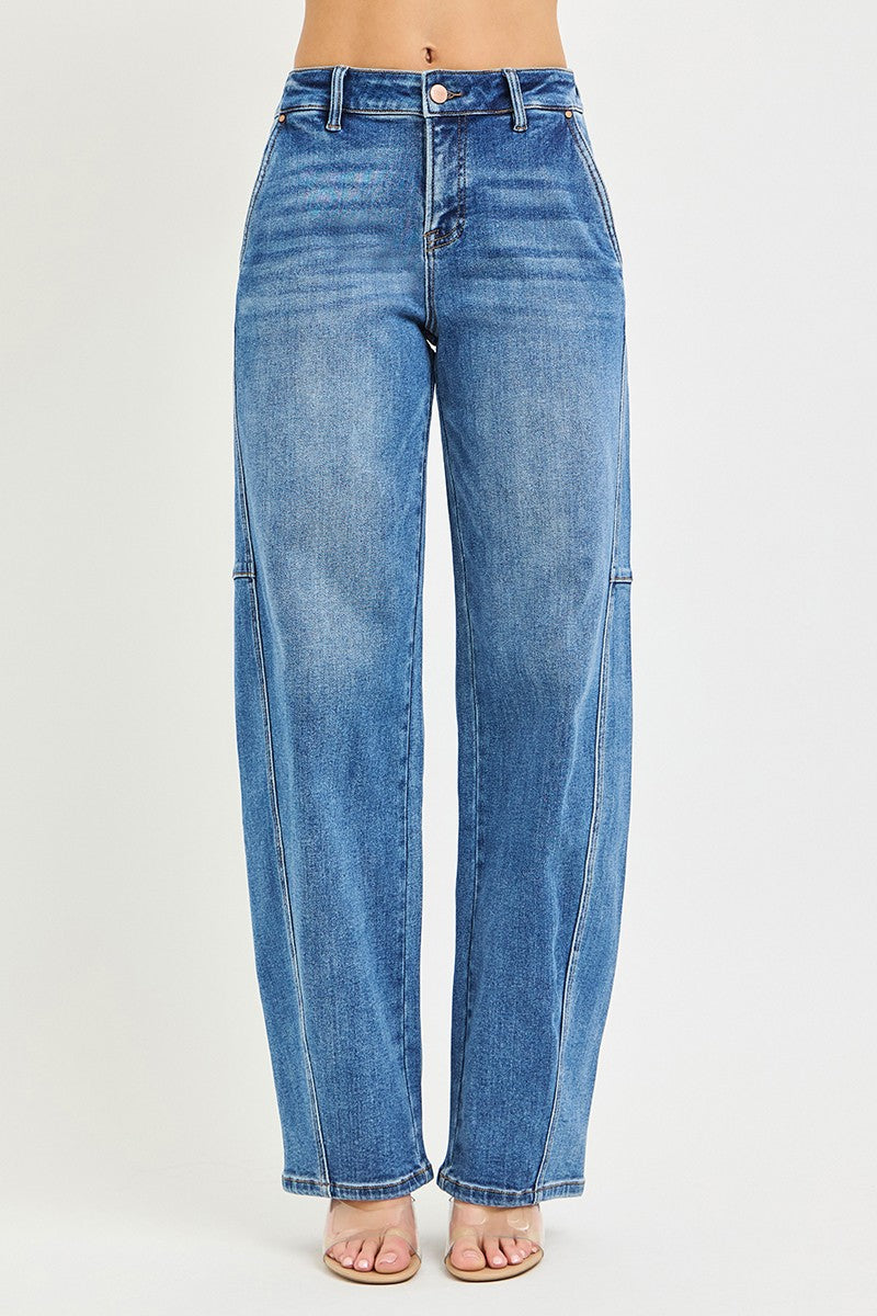 RISEN Slouchy Baggy Jeans - Be Bliss Boutique