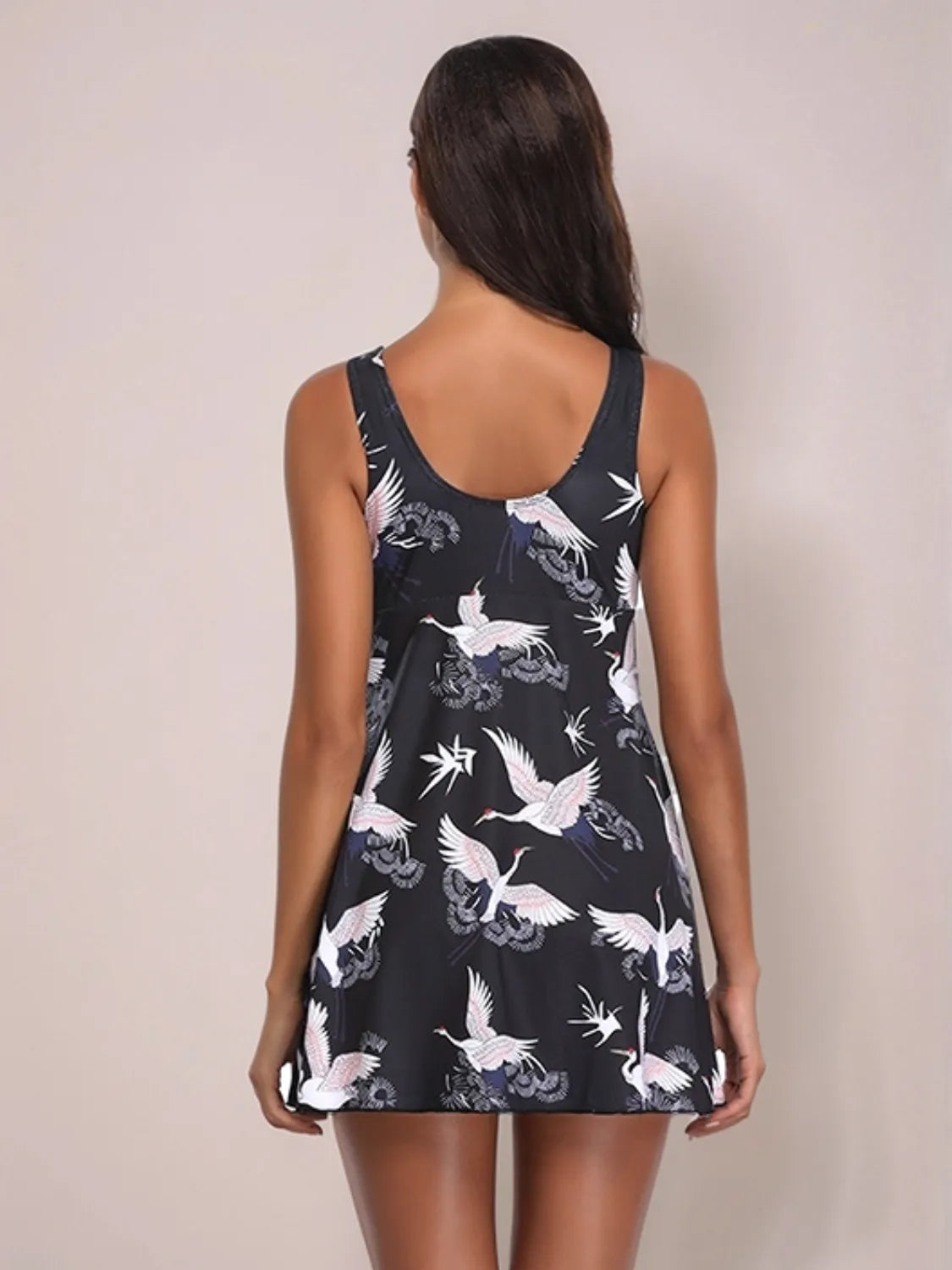 Women's Full Size Printed Slit Plunge One Piece Swimsuit - Be Bliss Boutique