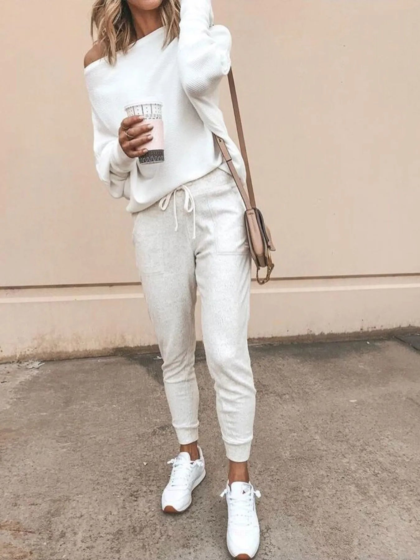 Full Size One-Shoulder Ribbed Sweater Plus Size - Be Bliss Boutique