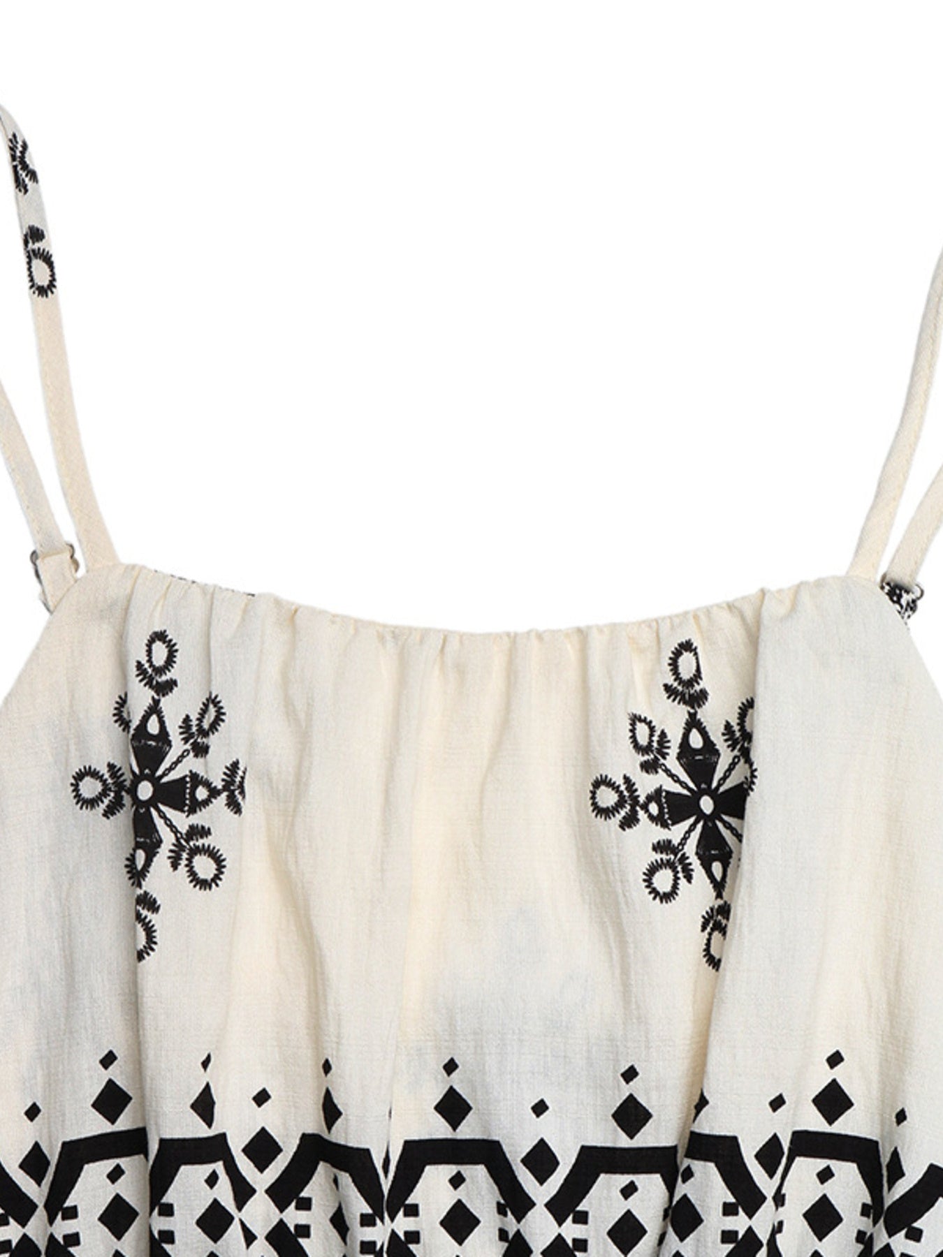 Printed Spaghetti Strap Wide Leg Jumpsuit - Be Bliss Boutique