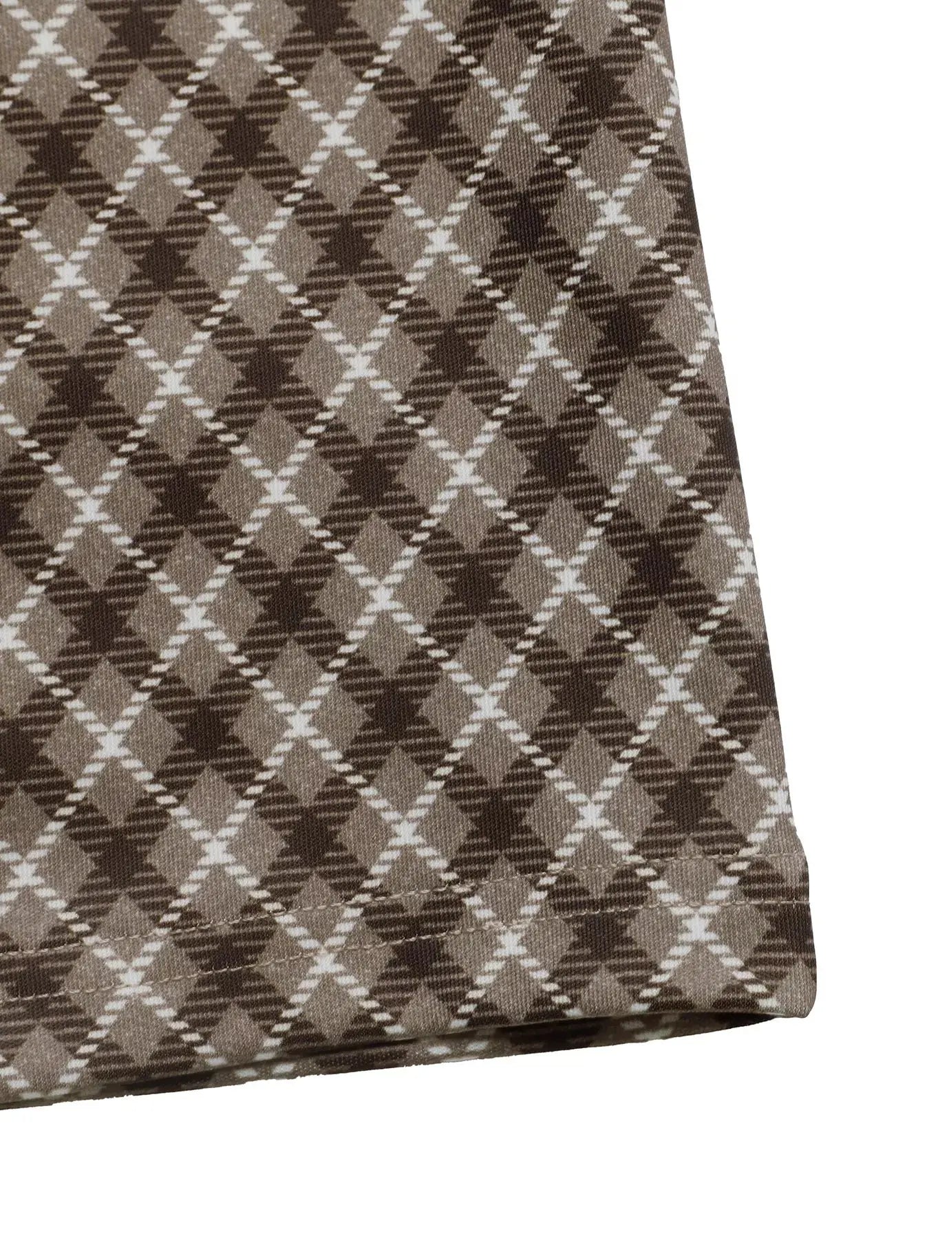 Plaid High Waisted Wide Leg Pants - Be Bliss Boutique