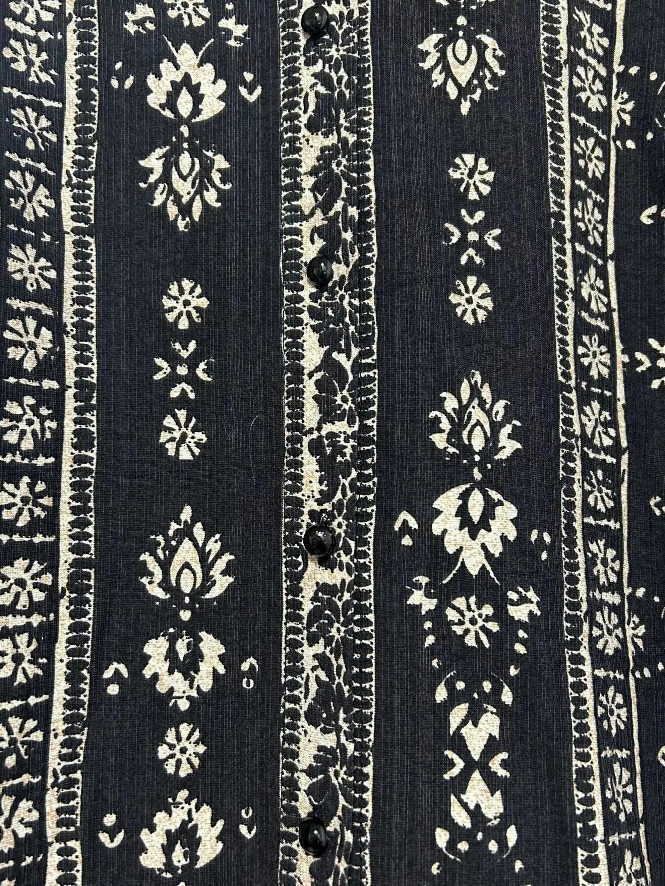 Printed Long Sleeve Boho Blouse - Be Bliss Boutique