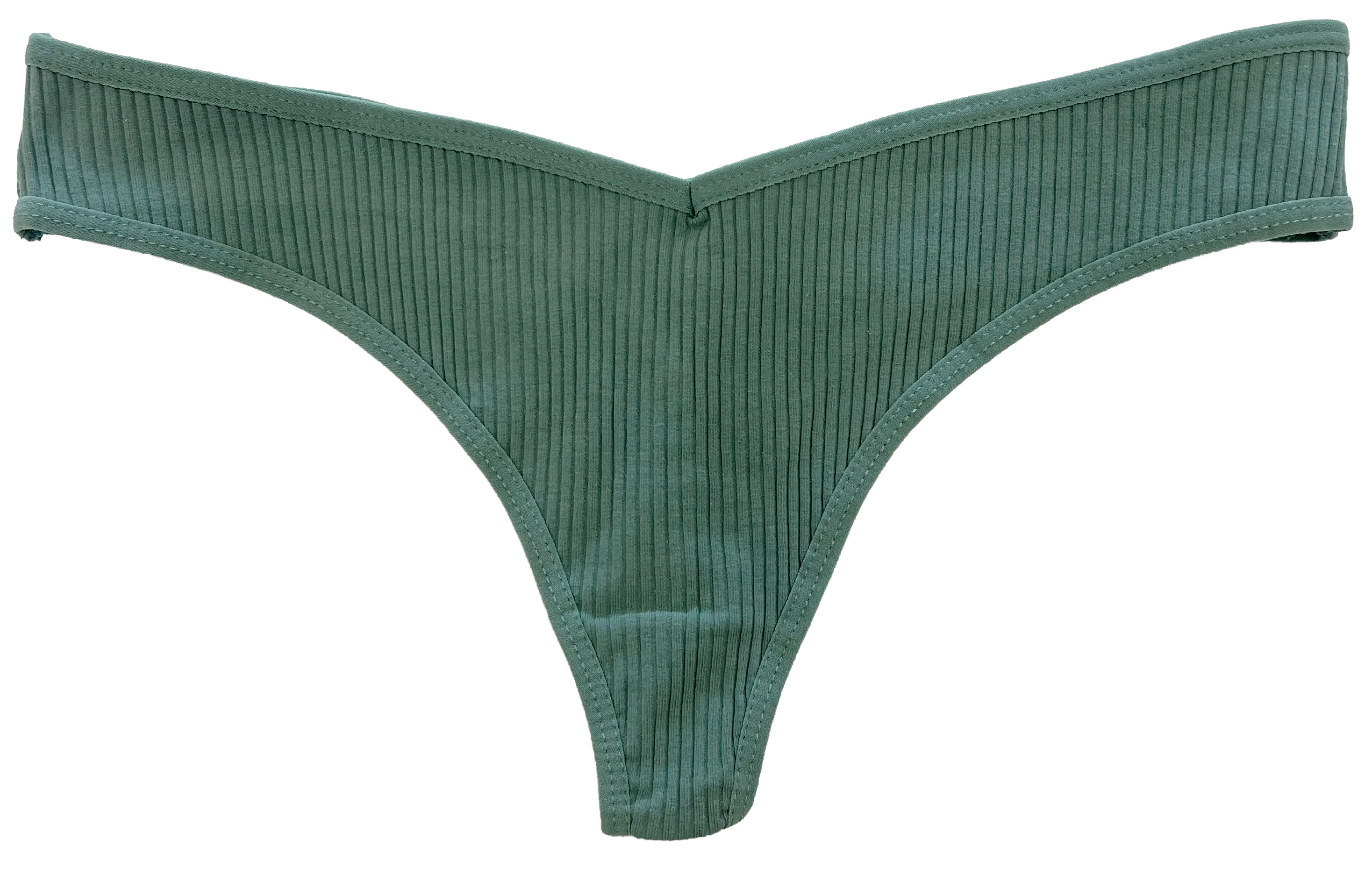 Cotton Rib Thong - Be Bliss Boutique
