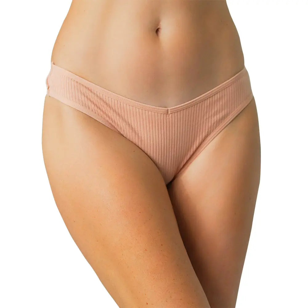 Cotton Rib Thong - Be Bliss Boutique