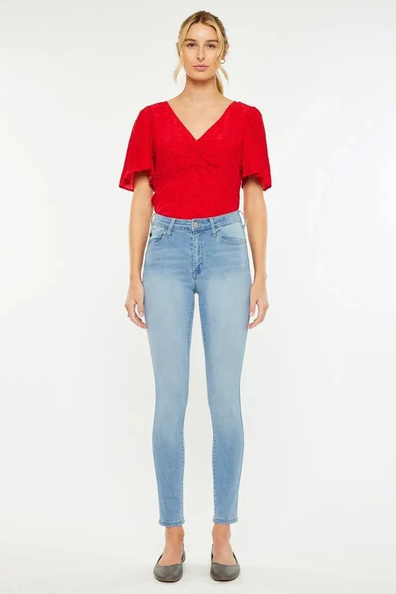 High Rise Super Kancan Skinny Jeans - Be Bliss Boutique