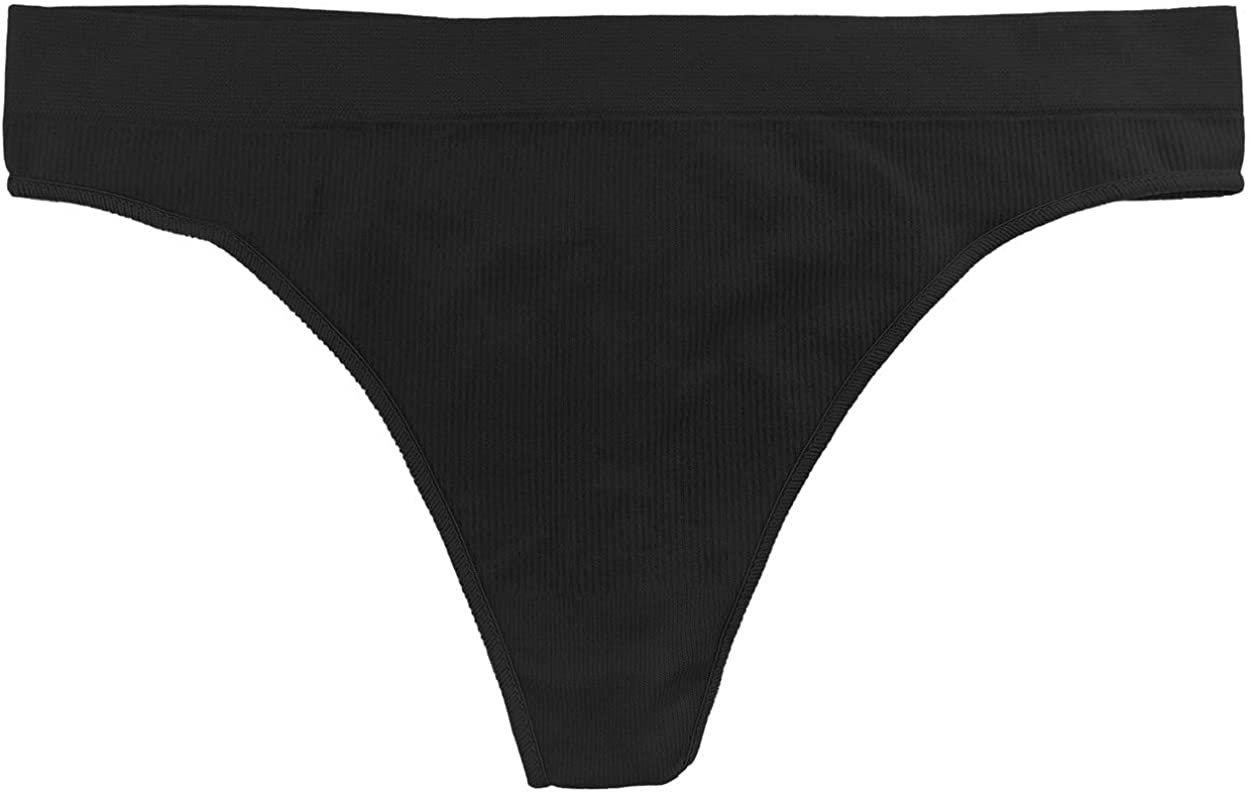 Seamless Ribbed Tag Free Thong - Be Bliss Boutique