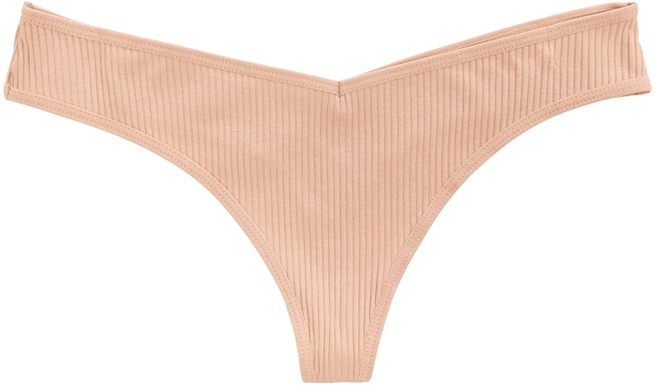 Cotton Rib Thong - Be Bliss Boutique