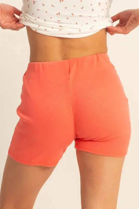 HYFVE High Waist Ribbed Womens Lounge Shorts - Be Bliss Boutique