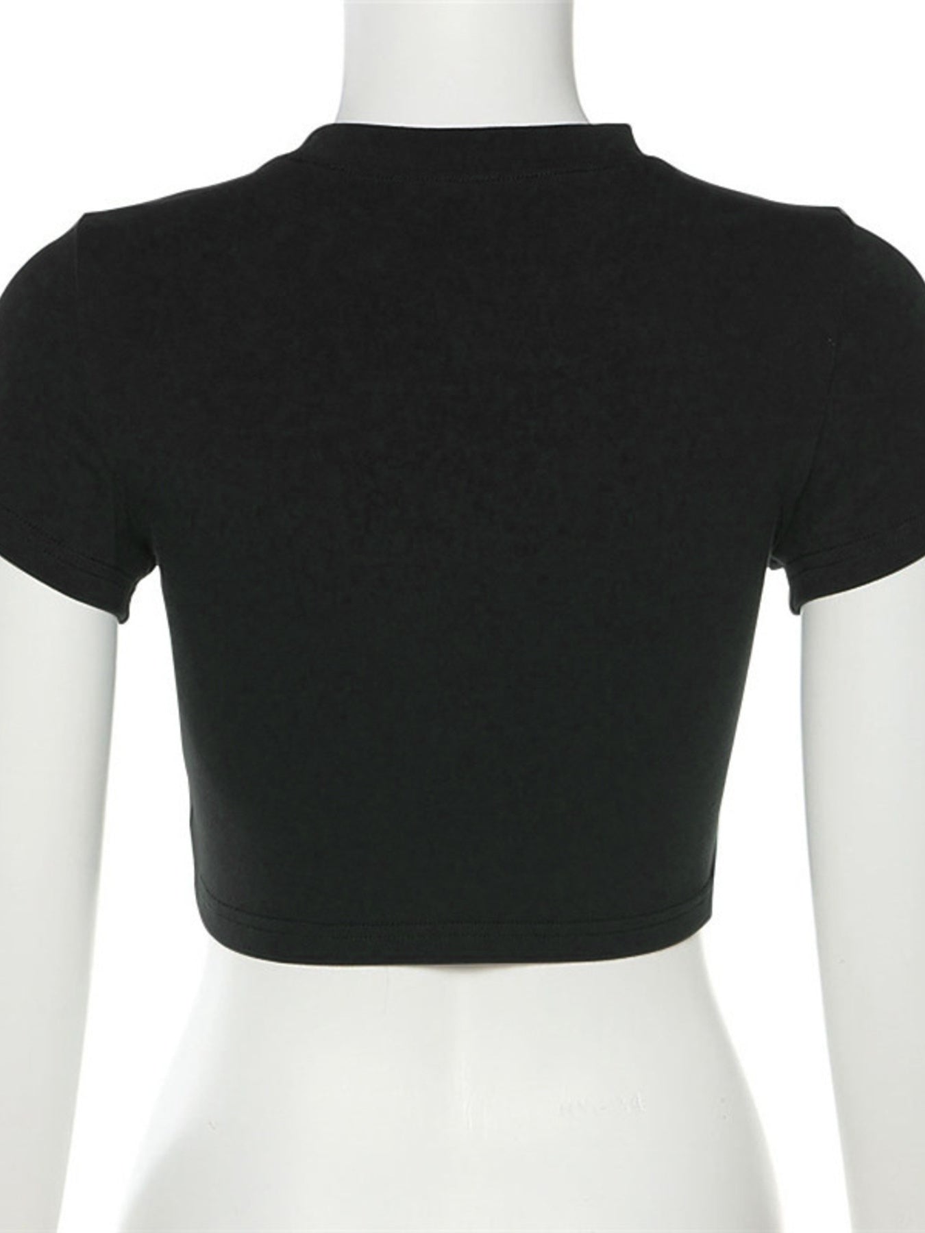 Milano Embroidered Cropped T Shirt - Be Bliss Boutique