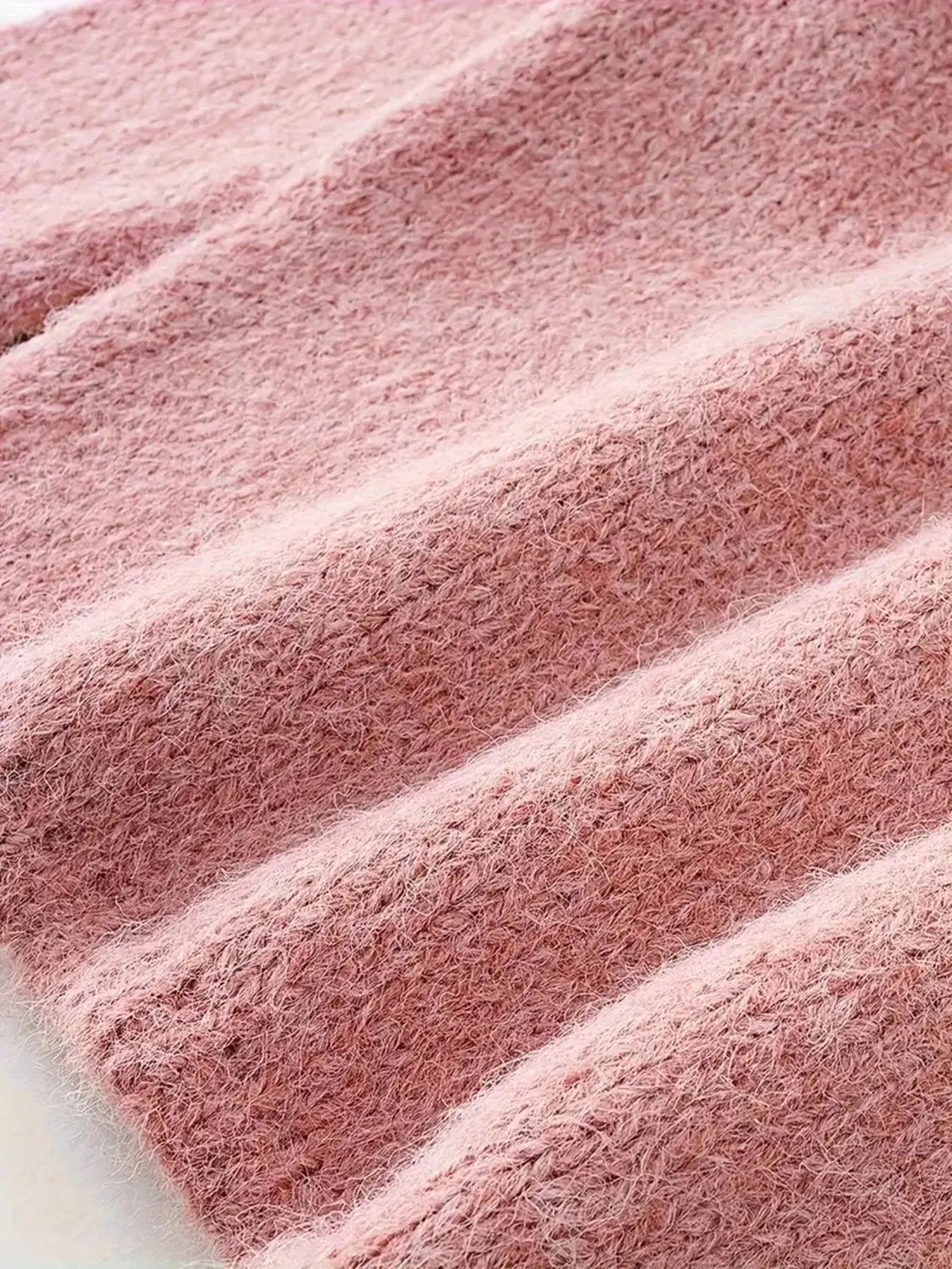 Round Neck Oversized Long Sleeve Sweater - Be Bliss Boutique