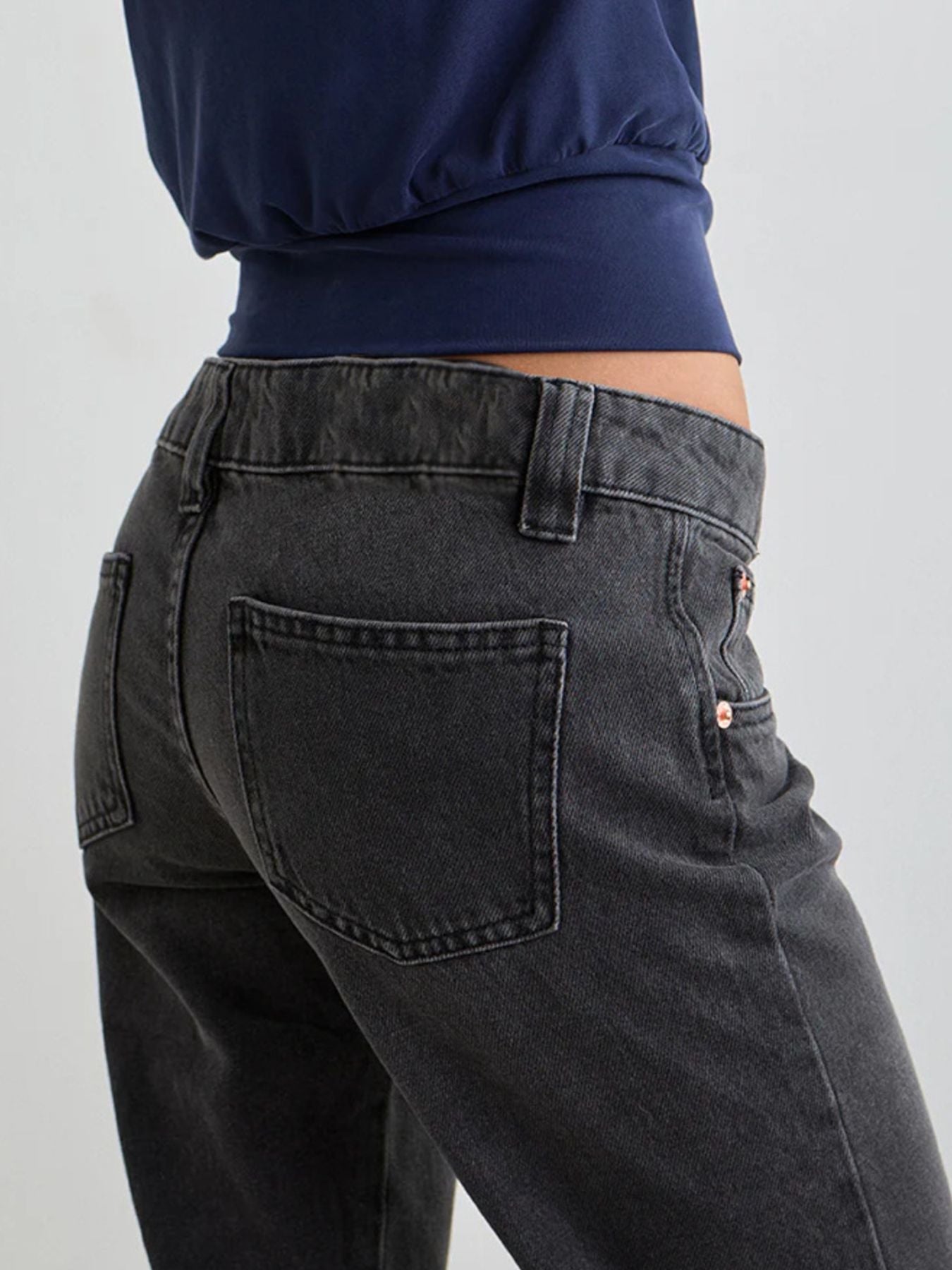 Low Rise Flare Leg Jeans - Be Bliss Boutique